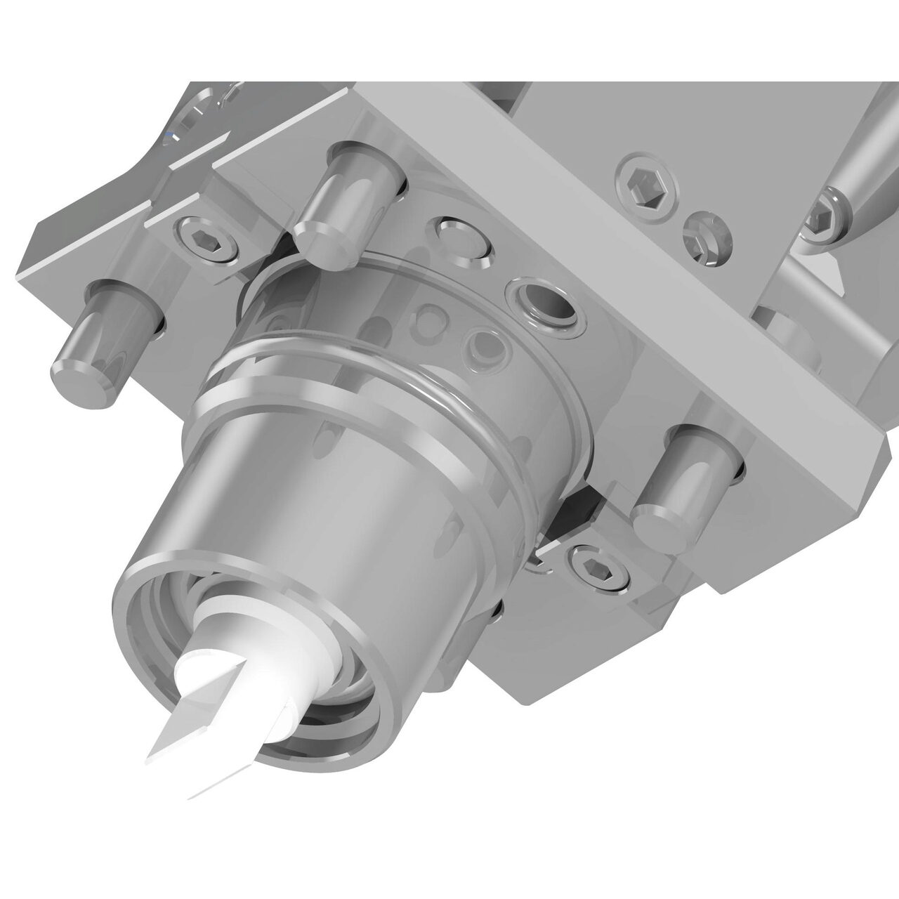 Angular BMT drilling and milling head