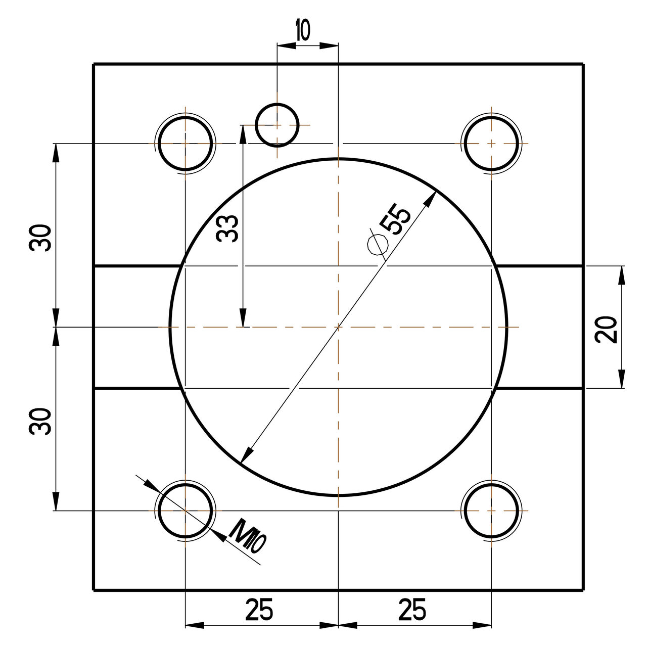Cut off toolholder (Left)