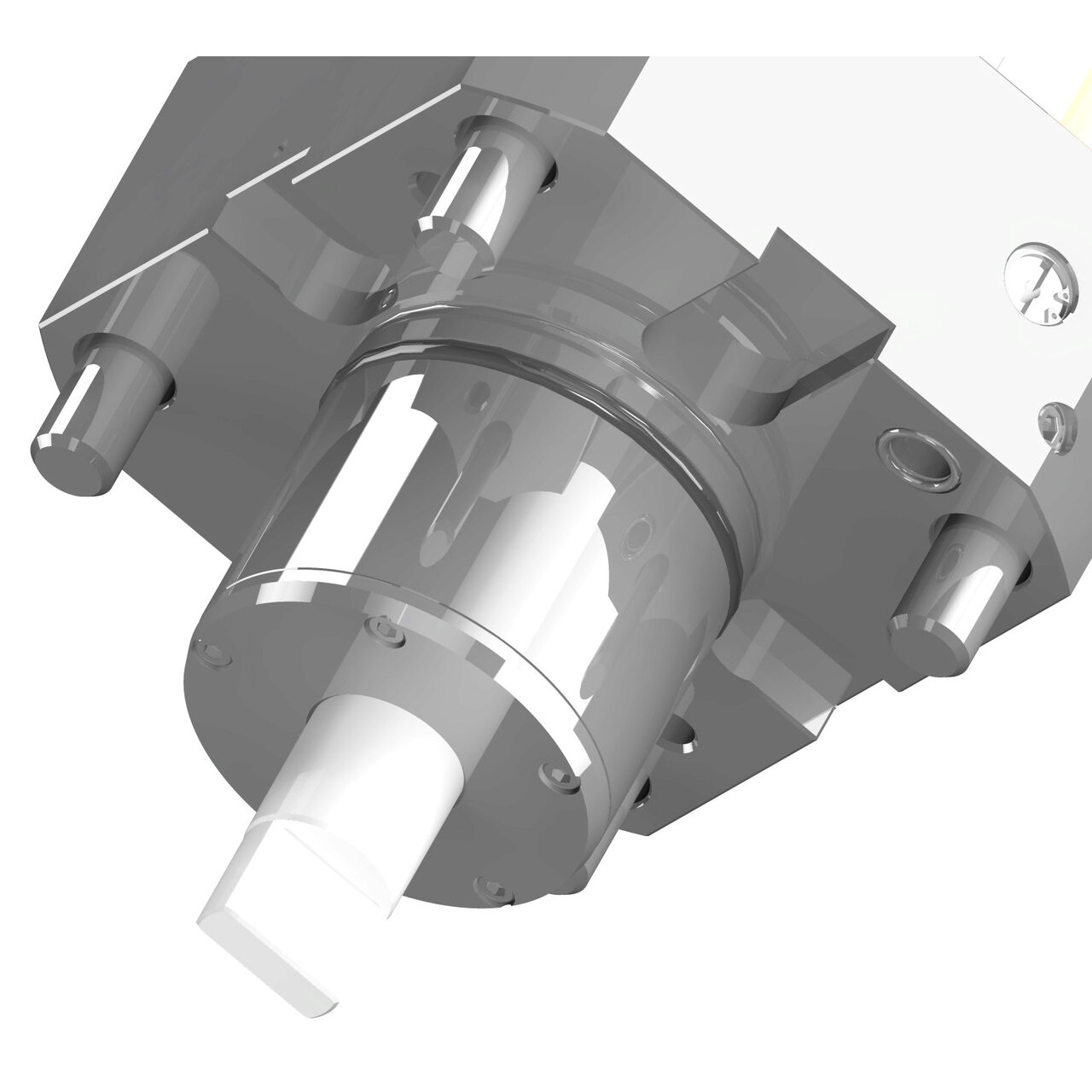 Angular BMT drilling and milling head