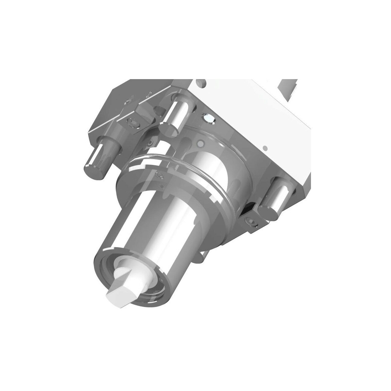 Angular BMT drilling and milling head