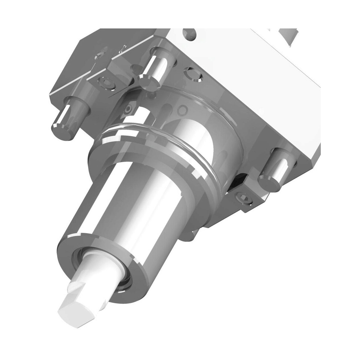 Straight BMT drilling and milling head