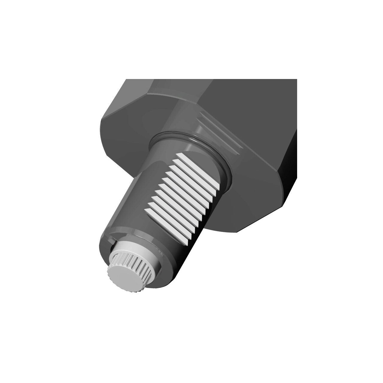 Angular drilling and milling head with Weldon shaft