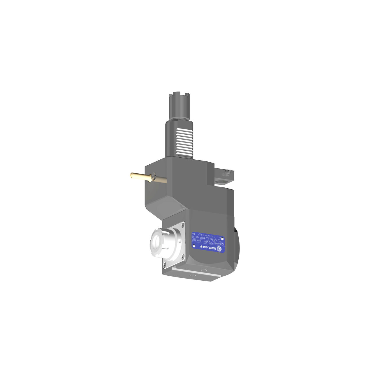 Offset angular drilling and milling head