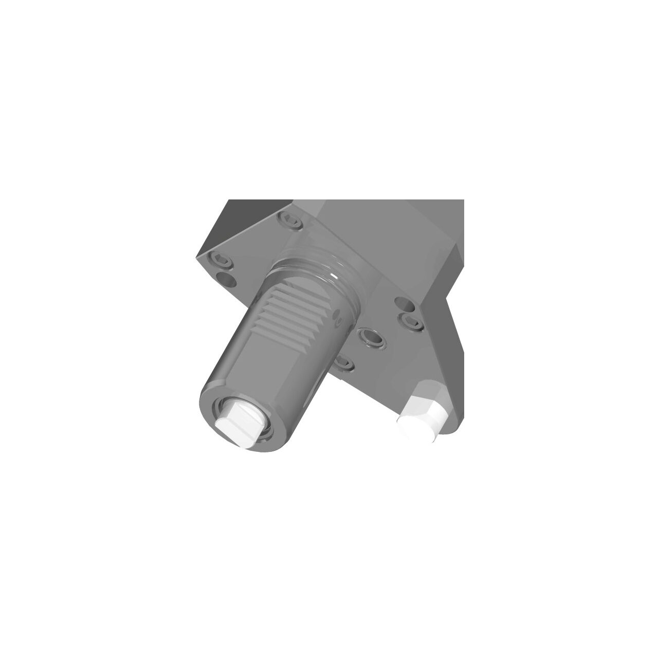 Offset straight drilling and milling head