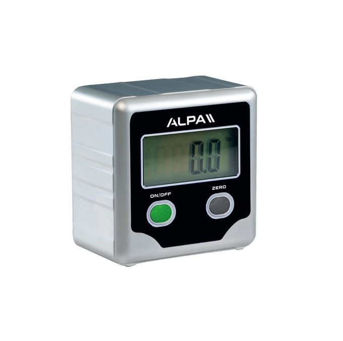 Alpa - Mini-nível Quadrado c/ Base Magnética