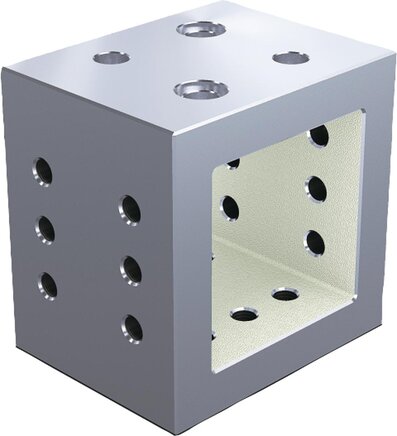 Konsolen Grauguss mini mit Rasterbohrungen