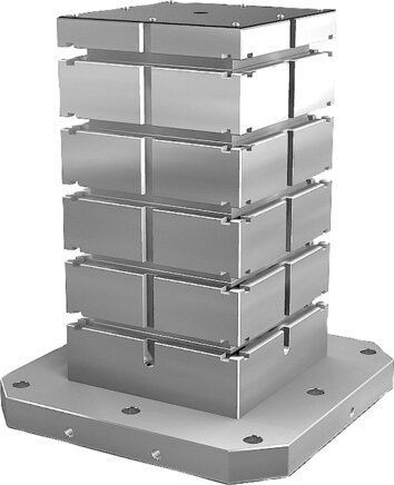 Aufspannwürfel Grauguss mit T-Nuten