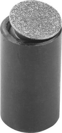 Pendelauflagen mit O-Ring, Form O, Edelstahlkugel mit Diamant-Oberfläche