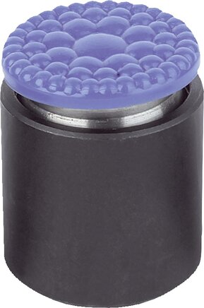Pendelauflagen mit O-Ring, Form P, Edelstahlkugel mit Polyurethan-Oberfläche