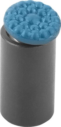 Pendelauflagen mit O-Ring, Form P, Edelstahlkugel mit Polyurethan-Oberfläche