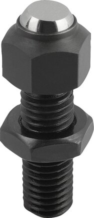 Pendelauflagen verstellbar, Form C, Kugel abgeflacht, plan