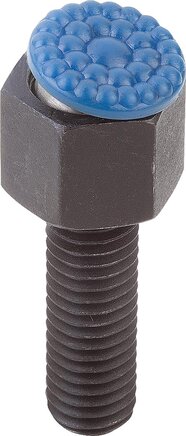 Pendelauflagen verstellbar, mit O-Ring Form P, Edelstahlkugel mit Polyurethan-Oberfläche