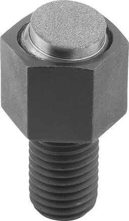 Pendelauflagen verstellbar, mit O-Ring und auswechselbaren Einsätzen, Form O, Edelstahleinsatz mit Diamant-Oberfläche