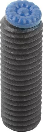 Pendelauflagen verstellbar, mit O-Ring und Innensechskant Form P, Edelstahlkugel mit Polyurethan-Oberfläche