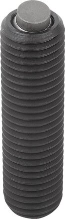 Pendelauflagen verstellbar, mit O-Ring, auswechselbaren Einsätzen und Innensechskant, Form E, Edelstahleinsatz abgeflacht, plan