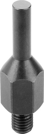 Auflagebolzen Stiftform mit Außengewinde