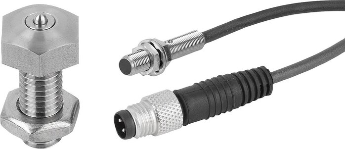 Anschläge verstellbar mit Endlagenabfrage