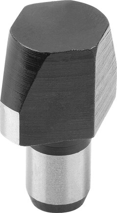 Aufnahmebolzen abgeflacht, Form C