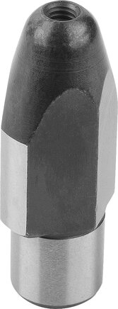 Aufnahmebolzen mit Innengewinde, Form C, abgeflacht