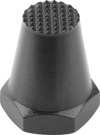 Auflagebolzen, Form C Riffelfläche