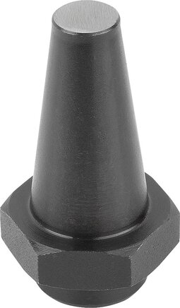 Auflagebolzen mit Positionierzapfen, Form A Planfläche