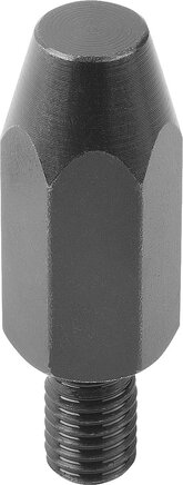 Füße mit Gewindezapfen, Form A mit glatter Auflagefläche