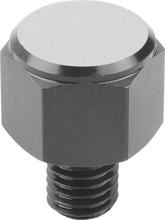 Positionsfüße mit Außengewinde und Planfläche, Form A