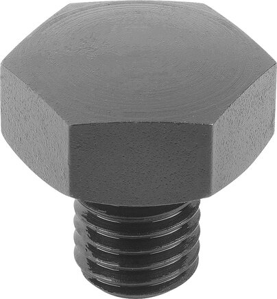 Positionsfüße mit Außengewinde und Kugelfläche, Form B