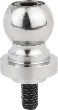 Spannkugeln mit Kalotte für Werkstück-Stabilisator, Form A