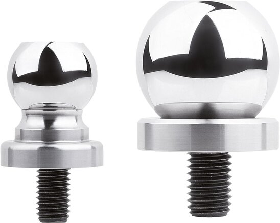 Spannkugeln mit Kalotte für Werkstück-Stabilisator, Form B