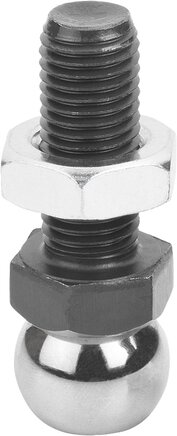 Spannkugeln mit Kalotte für Werkstück-Stabilisator, Form C