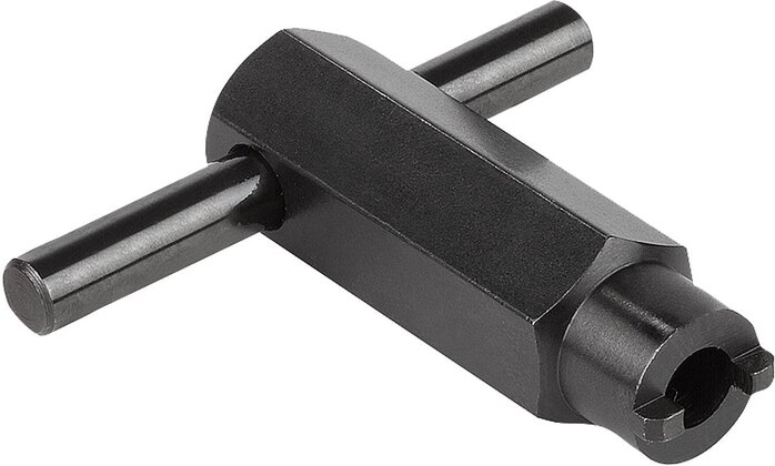 Montageschlüssel für federnde Druckstücke