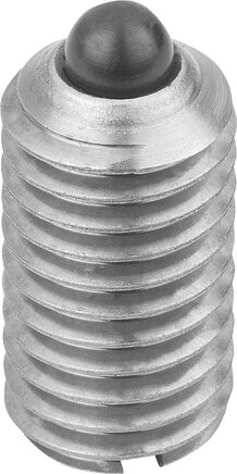 Federnde Druckstücke mit Schlitz und Druckstift, Standard Federkraft