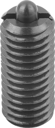 Federnde Druckstücke mit Innensechskant und Druckstift, Standard Federkraft