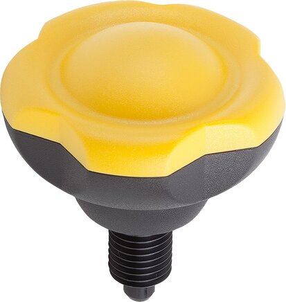 Arretierbolzen mit Fünfsterngriff