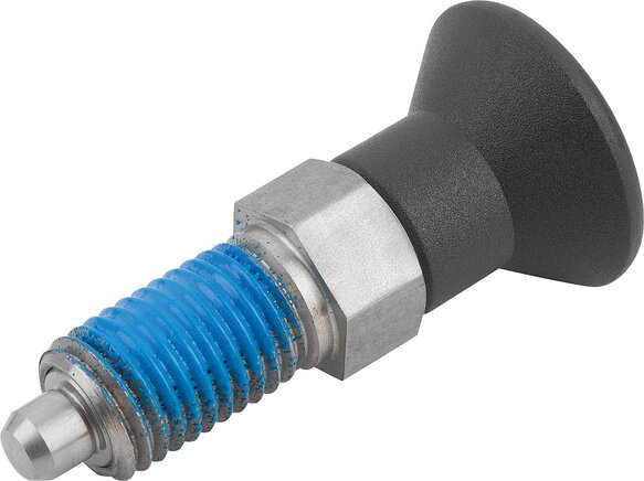 Arretierbolzen mit Gewindesicherung, Form AP