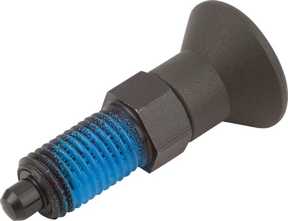 Arretierbolzen mit Gewindesicherung, Form AP