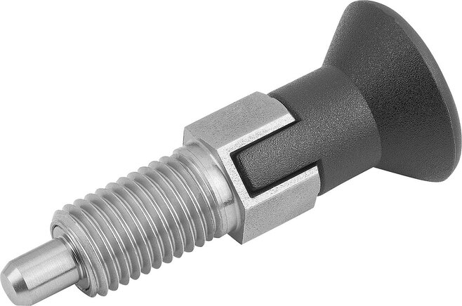 Arretierbolzen mit verlängertem Arretierstift Form C