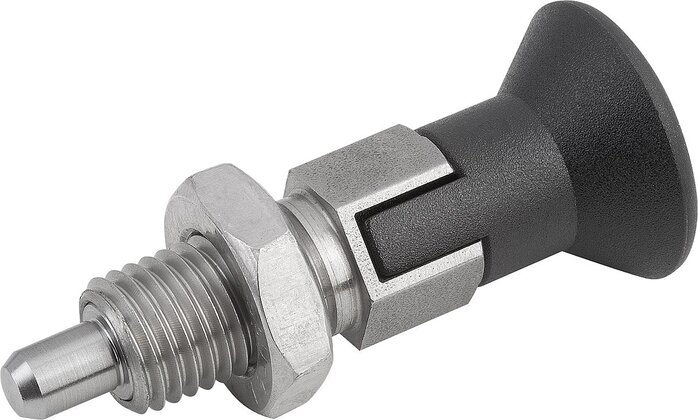 Arretierbolzen mit verlängertem Arretierstift Form D