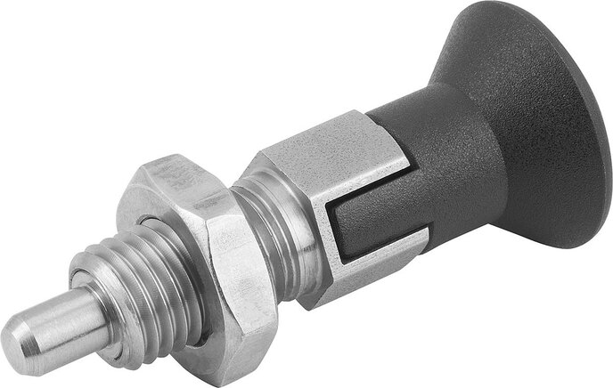 Arretierbolzen mit verlängertem Arretierstift Form D