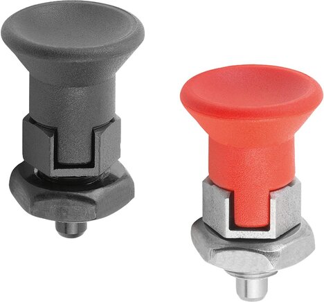 Arretierbolzen, kurze Ausführung Form D