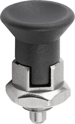 Arretierbolzen, kurze Ausführung Form D