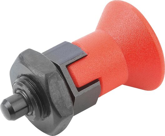 Arretierbolzen, kurze Ausführung Form D