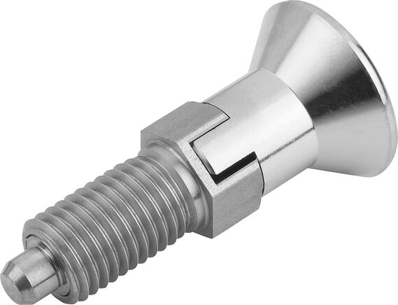 Arretierbolzen Edelstahl Form C