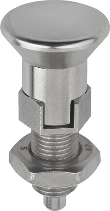 Arretierbolzen Edelstahl Form D