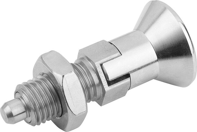 Arretierbolzen Edelstahl Form D