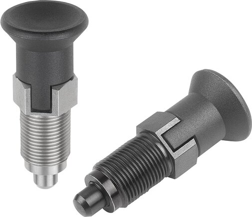 Premium - Arretierbolzen mit zylindrischem Arretierstift, Form C