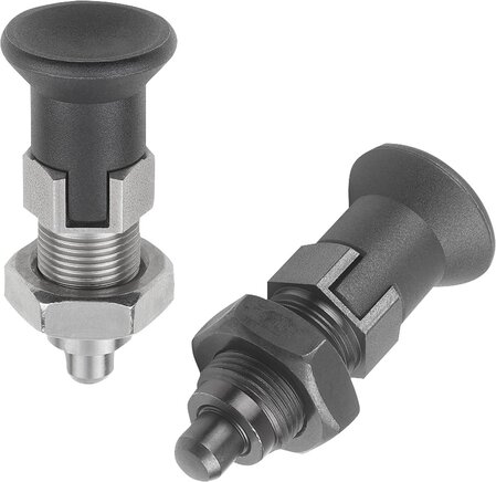 Premium - Arretierbolzen mit zylindrischem Arretierstift, Form D