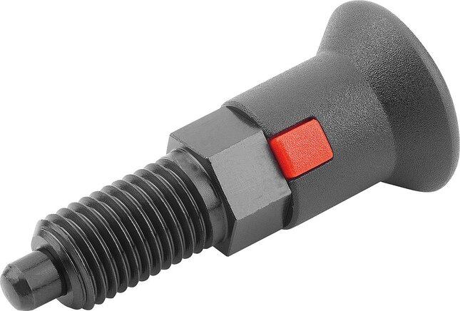 Arretierbolzen mit Verriegelung, Form A