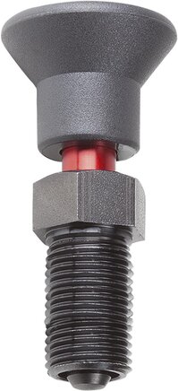 Arretierbolzen mit Verriegelungsmarkierung, Form A